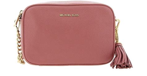 michael kors tas soft pink|michael kors leather shoulder bag.